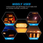 چراغ های هشدار دهنده بارق LED 12 تایی 36 وات فوق العاده روشن