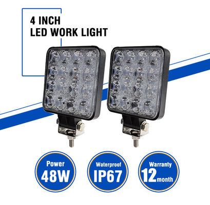 چراغ های کارایی LED ضد آب کامیون 4WD 36V 48W