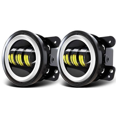 6500K 20W 4 اینچ 6 عدد DRL 1800Lm چراغ جیپ Jk هالو