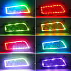 چراغهای جلو عمومی LED چند رنگ Polaris 30W. RGB Drl Halo Projector چراغهای جلو